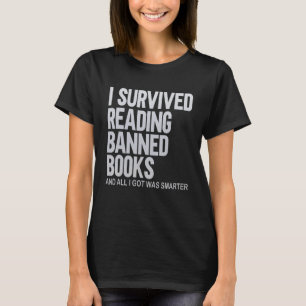 Ik overleefde het lezen van verboden boeken Boek B T-shirt