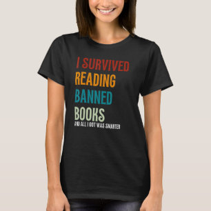 Ik overleefde het lezen van verboden boeken Boek L T-shirt