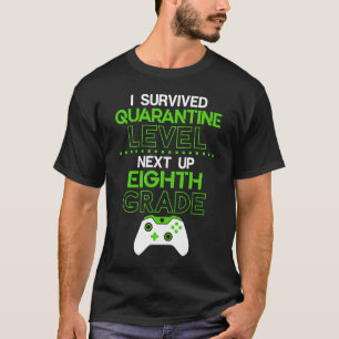 Ik overleefde het quarantaineniveau naast de ACHT T-shirt