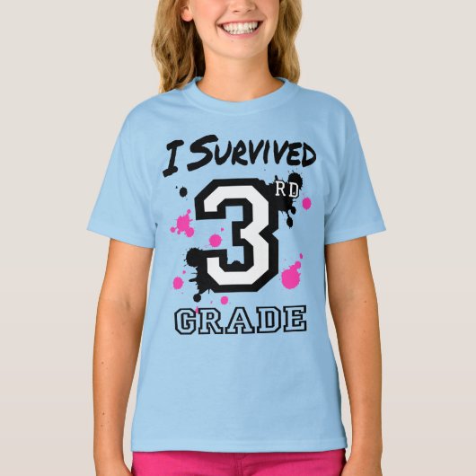 Ik overleefde meisjes van de derde graad t-shirt (Voorkant)