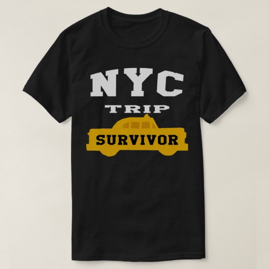 Ik overleefde mijn reis naar NYC liefde reizen gra T-shirt (Design voorkant)
