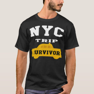 Ik overleefde mijn reis naar NYC liefde reizen gra T-shirt
