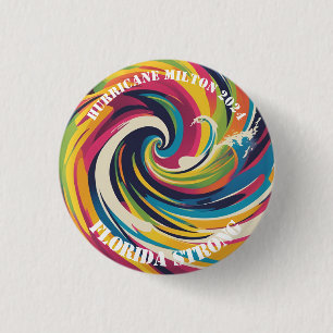 Ik overleefde Milton orkaan 9 oktober 2024 Florida Ronde Button 3,2 Cm
