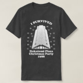 Ik overleefde Nakatomi Plaza kerstfeest 1988 T-shirt (Design voorkant)