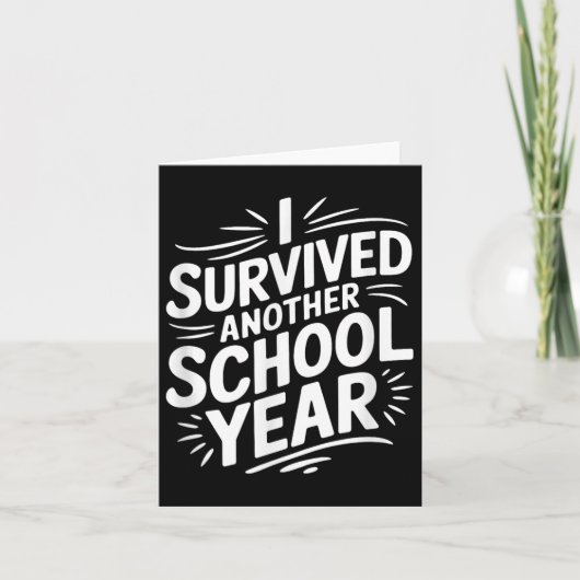 Ik overleefde nog een schooljaar kaart (Voorkant)