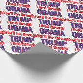 Ik overleefde Obama Cadeaupapier (Hoek)