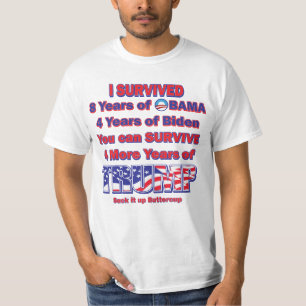 Ik overleefde Obama en Biden T-shirt