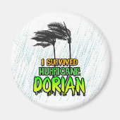 Ik overleefde orkaan Dorian bomen Magneet (Voorkant)