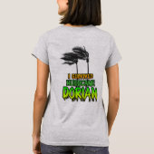 Ik overleefde orkaan Dorian bomen T-shirt (Achterkant)