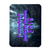 Ik overleefde orkaan Florence Magneet (Verticaal)