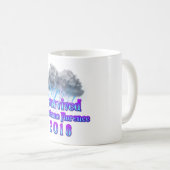 Ik overleefde orkaan Florence regen Koffiemok (Voorkant rechts)