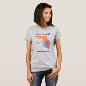 Ik overleefde orkaan Ian 2022 #Florida Sterk T-shirt (Voorkant volledig)