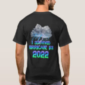 Ik overleefde orkaan Ian 2022 T-shirt (Achterkant)