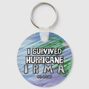 Ik overleefde orkaan Irma Sleutelhanger