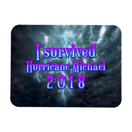 Ik overleefde orkaan Michael Magneet (Horizontaal)