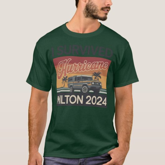 Ik overleefde orkaan Milton Florida oktober 2024 T-shirt (Voorkant)