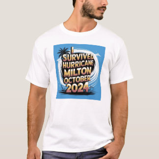 Ik overleefde orkaan Milton oktober 2024 T-shirt