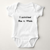 Ik overleefde Roe v. Wade Romper (Voorkant)