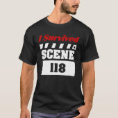 Ik overleefde scene 118 t-shirt (Voorkant)