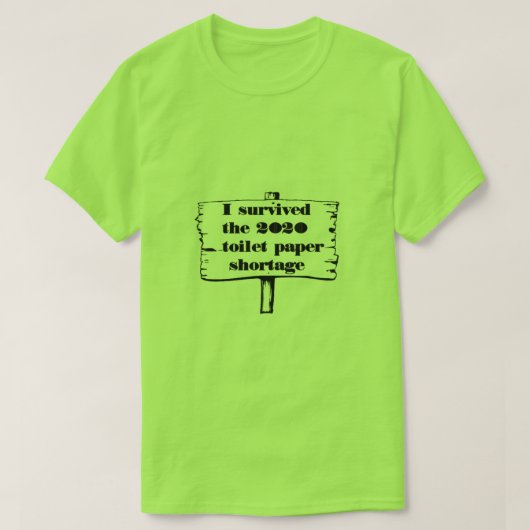 Ik overleefde t-shirt (Design voorkant)