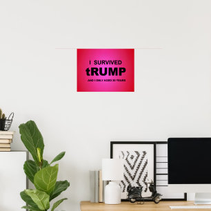 Ik overleefde tRUMP Poster