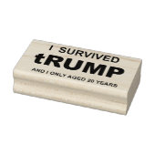 Ik overleefde tRUMP Rubberstempel (Stempel)