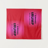 Ik overleefde tRUMP Wandkleed (Voorkant (horizontaal))