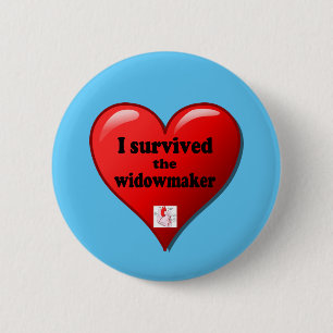 Ik overleefde Widowmaker Ronde Button 5,7 Cm