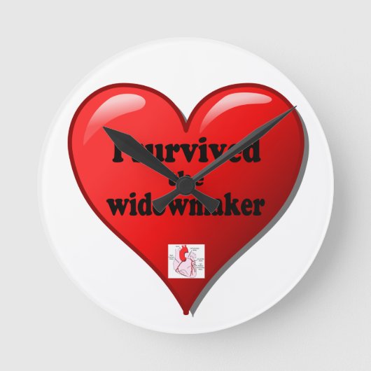 Ik overleefde Widowmaker Ronde Klok (Voorkant)