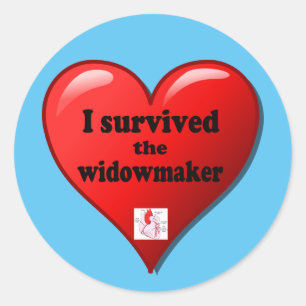 Ik overleefde Widowmaker Ronde Sticker
