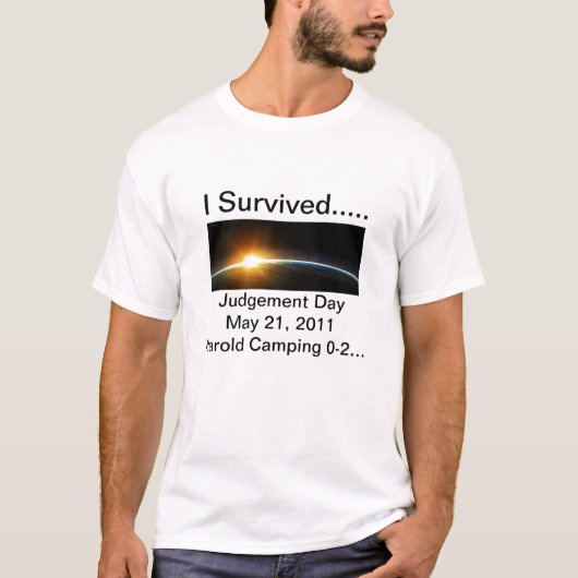 IK OVERLEG DE ARRESTERDAG T-SHIRT (Voorkant)