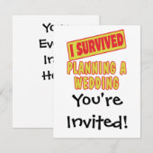 IK OVERLEG EEN WEDING TE PLANNEN KAART (Voorkant / Achterkant)