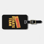 IK OVERLEG HET DEBAT TEAM BAGAGELABEL (Voorkant horizontaal)