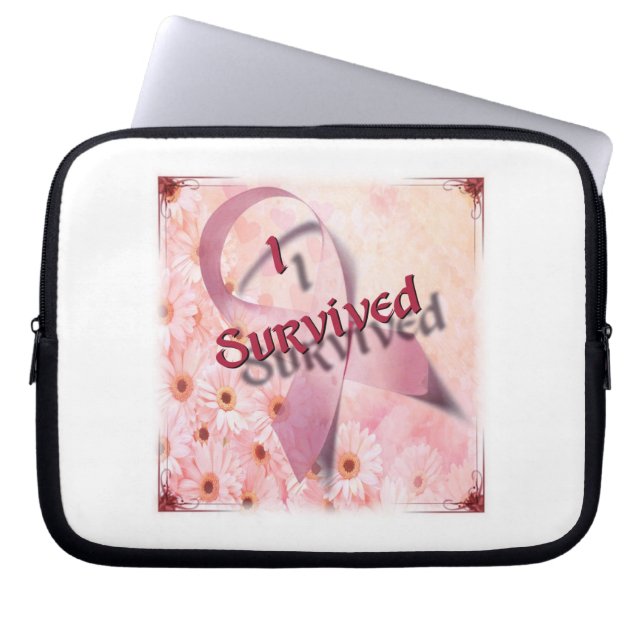 Ik overleven laptop sleeve (Voorkant)