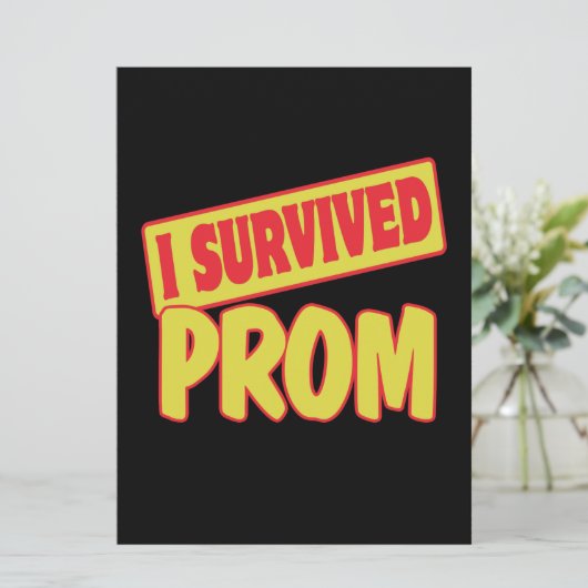 IK OVERLEVEN PROM KAART (Staand voorkant)