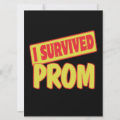 IK OVERLEVEN PROM KAART (Voorkant)