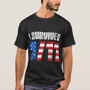 Ik overlevende 911 t-shirt