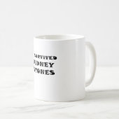 Ik overlevende nierstenen koffiemok (Voorkant rechts)