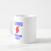 Ik overlevende orkaan Harvey Koffiemok (Voorkant links)