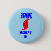 Ik overlevende orkaan Ian Ronde Button 5,7 Cm (Voorkant)