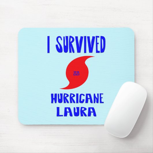 Ik overlevende orkaan Laura Muismat (Met muis)