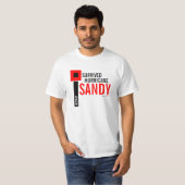Ik overlevende orkaan Sandy T-Shirt 9 (Voorkant volledig)