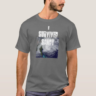 Ik overlevende Sandy Mannen T T-shirt