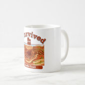 Ik overlevende Shafer Trail, Utah Koffiemok (Voorkant rechts)