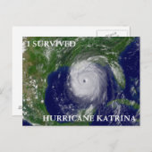 IK OVERLEVING HURRICANE KATRINA BRIEFKAART (Voorkant / Achterkant)