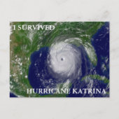 IK OVERLEVING HURRICANE KATRINA BRIEFKAART (Voorkant)