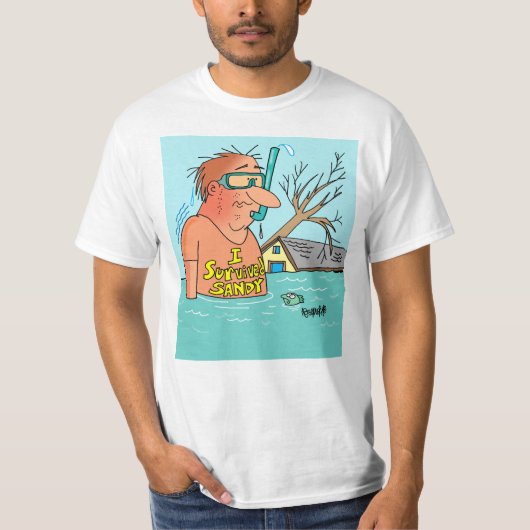 IK OVERLEVING SANDY T-SHIRT (Voorkant)