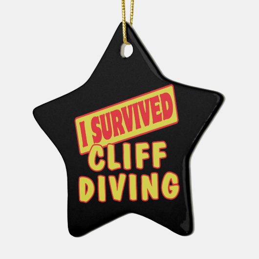 IK OVERVIED CLIFF DIVING KERAMISCH ORNAMENT (Links)