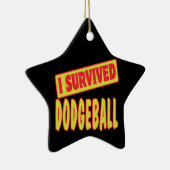 IK OVERVIED DODGEBALL KERAMISCH ORNAMENT (Rechts)