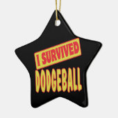 IK OVERVIED DODGEBALL KERAMISCH ORNAMENT (Links)